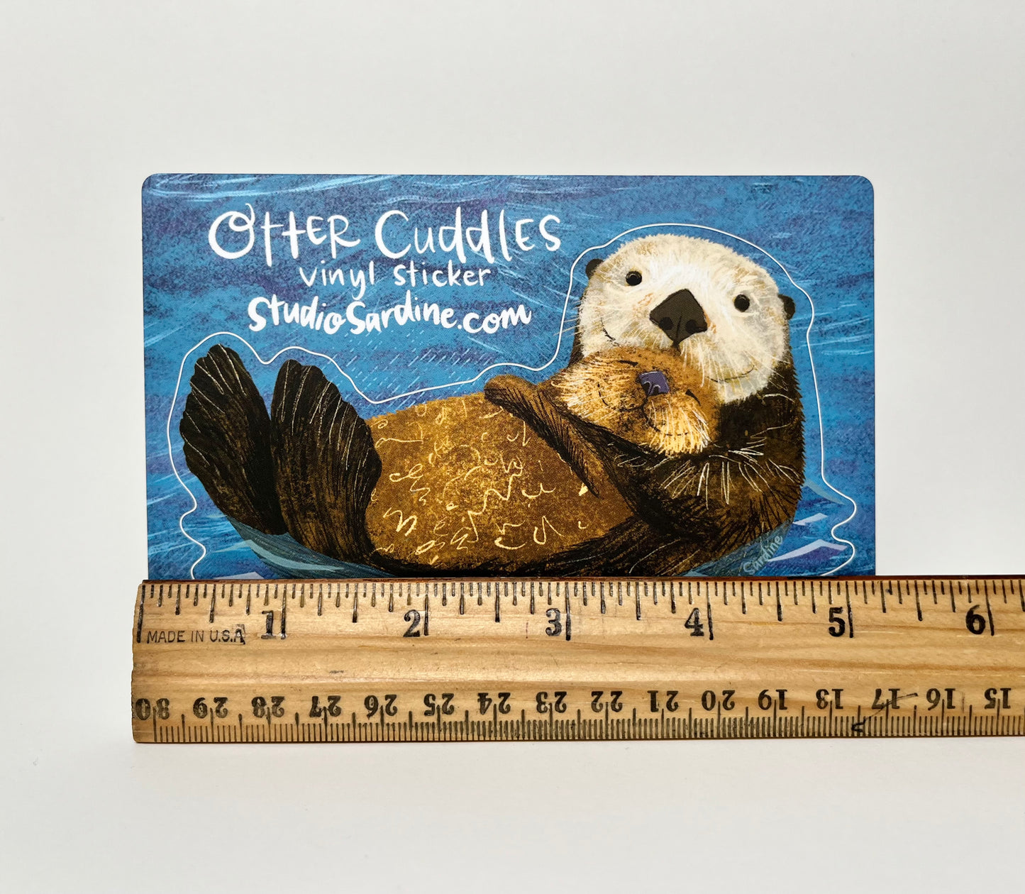Cuddly Otters Sticker