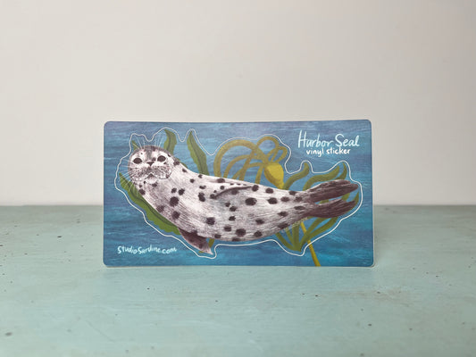 Harbor Seal vinyl sticker