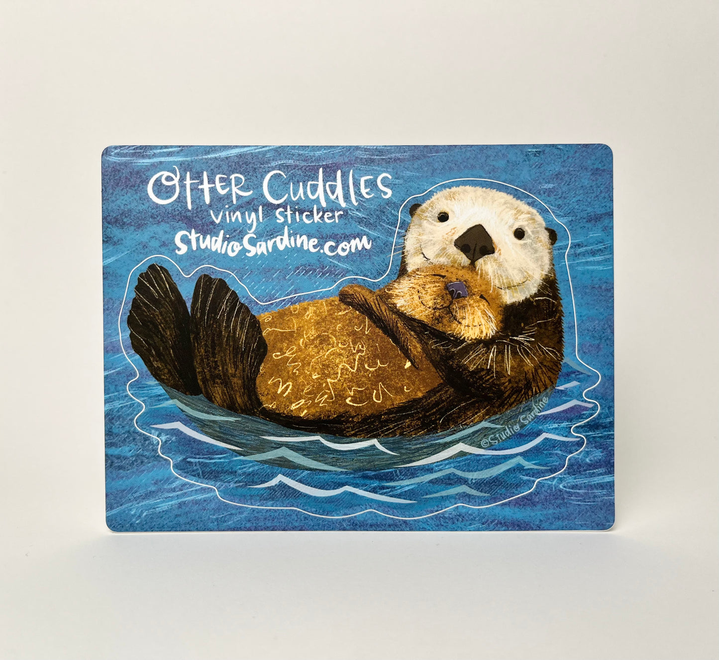 Cuddly Otters Sticker
