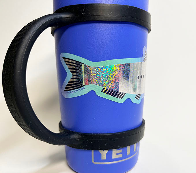 Sparkle Sardine Glitter Hologram Sticker