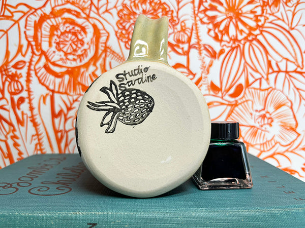 Curious Kitty Handmade Porcelain Mug