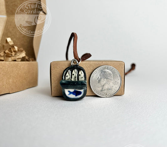 Sardine can charms