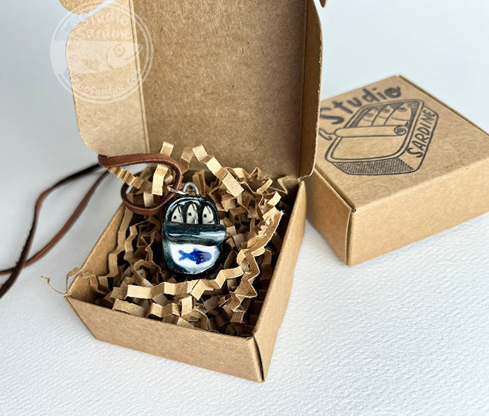 Sardine can charms