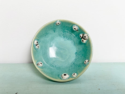 Small Turquoise Barnacle Ring/Trinket Dishes