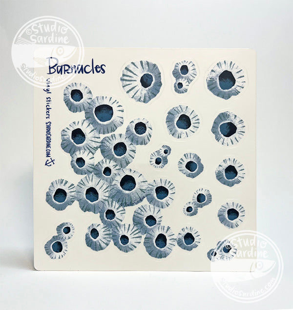 Studio Sardine Blue Barnacles durable sticker sheet
