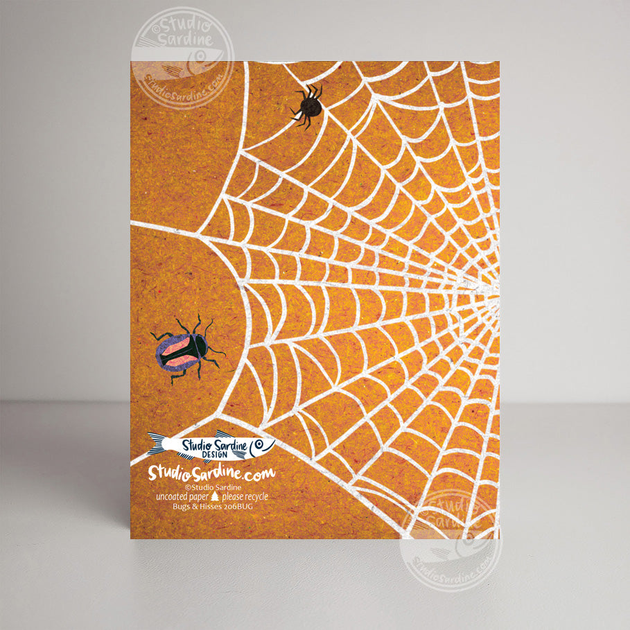 Discontinued * Bugs and Hisses A2 size (5.5" x 4.25") notecards