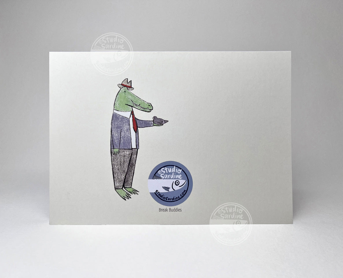 Break Buddies A7 Size Notecards, Blank Greeting Cards