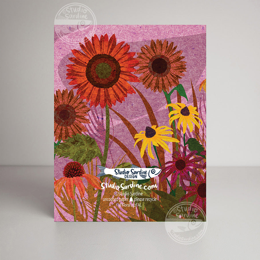 Fall Floral A2 size (5.5" x 4.25") notecards