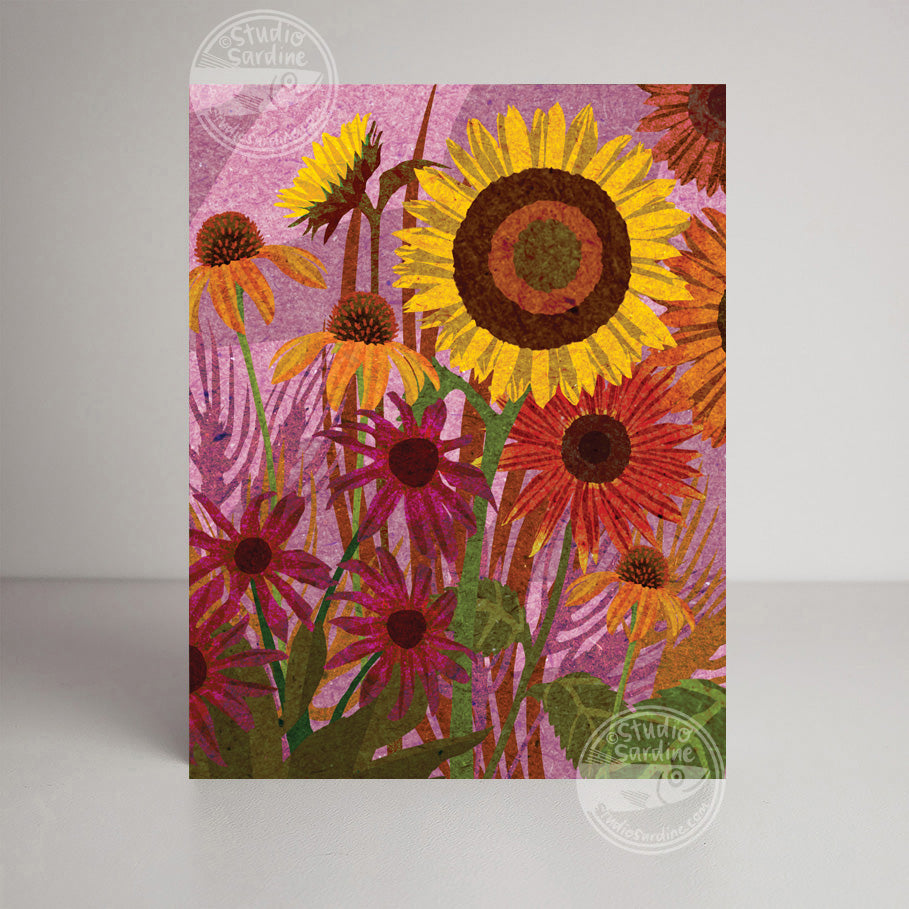 Fall Floral A2 size (5.5" x 4.25") notecards