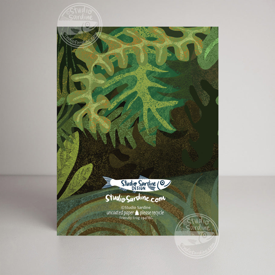 Friendly Frog A2 size (5.5" x 4.25") notecards