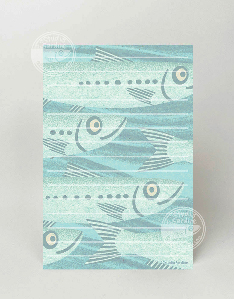 Green Sardine 4" x 6" notepads, 50 pages each