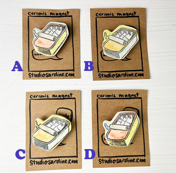 Sardine Can Magnet