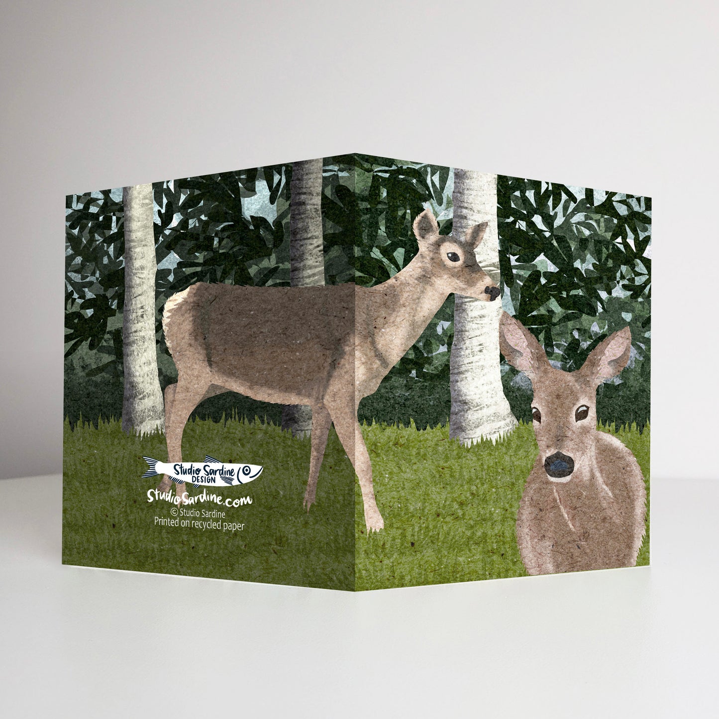 Mule Deer A2 size (5.5" x 4.25") notecards