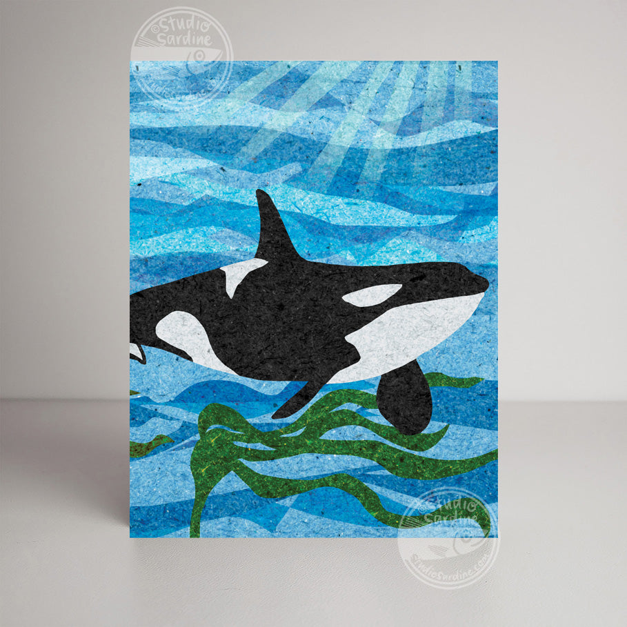 Orcas A2 size (5.5" x 4.25") notecards