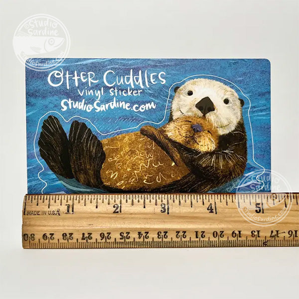 Cuddly Otters Sticker