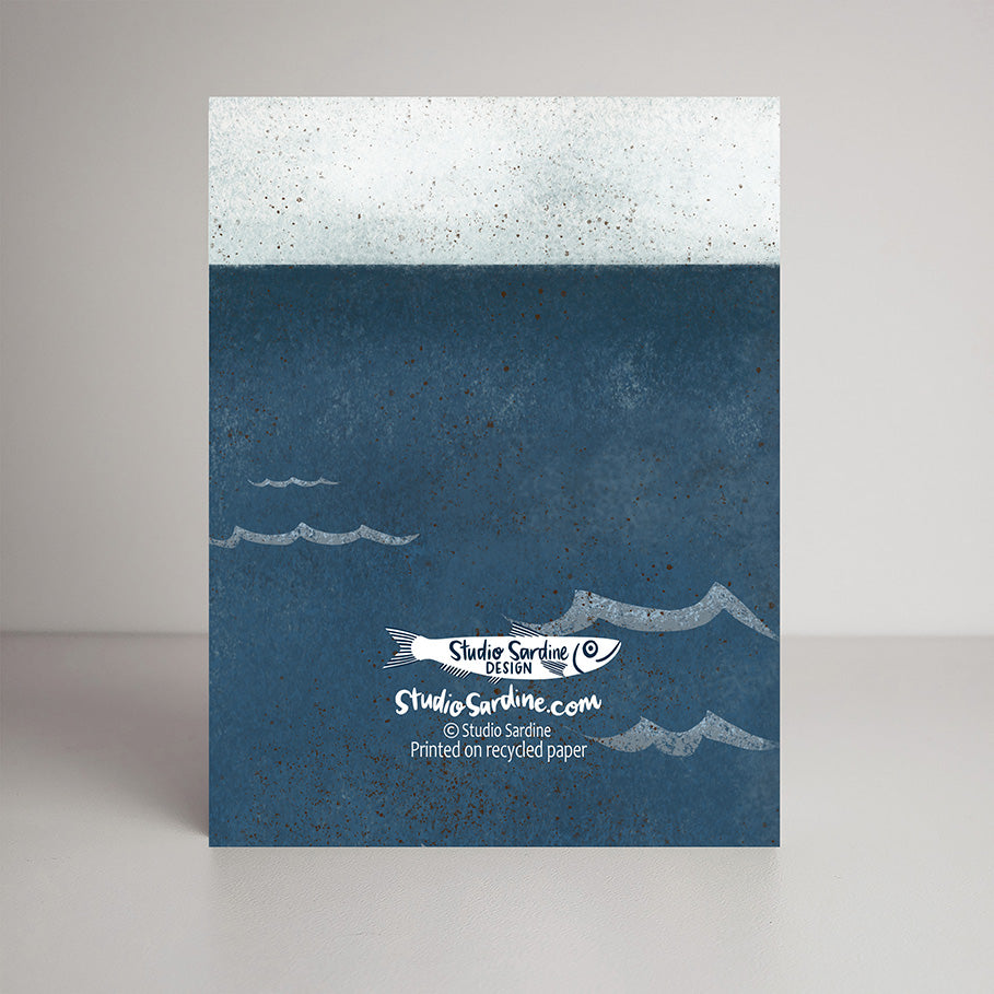 Seagull and Ferry A2 size (5.5" x 4.25") notecards