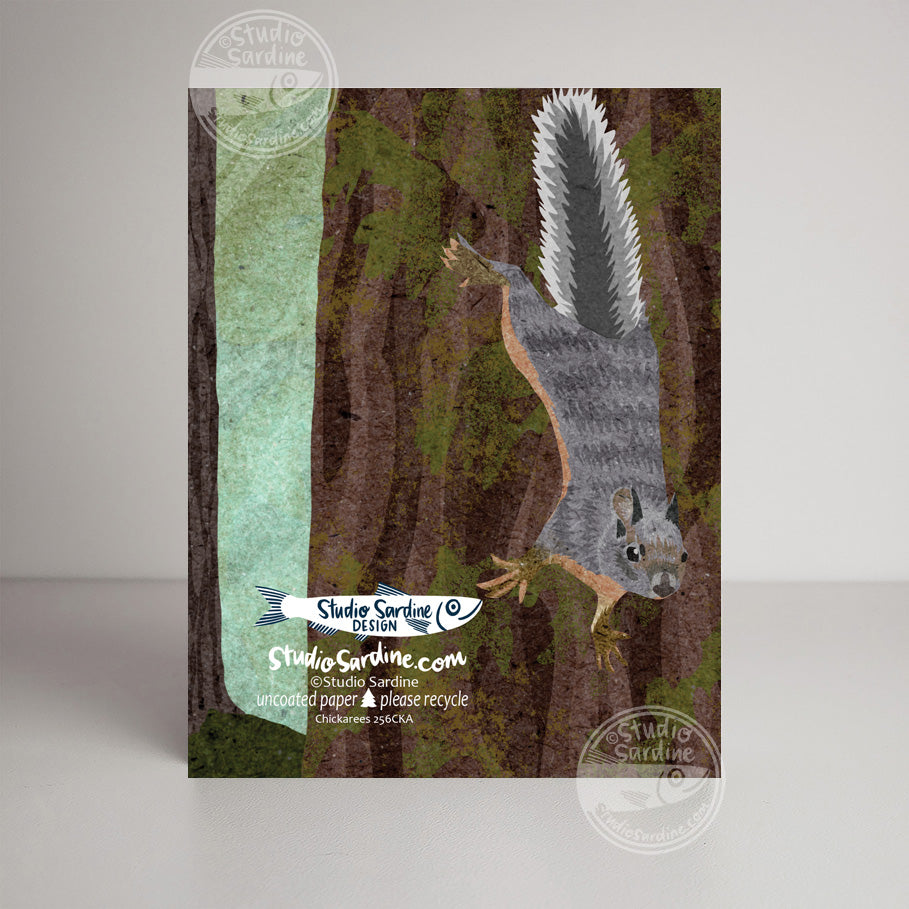 Chickaree (Douglas Squirrel) A2 size (5.5" x 4.25") notecards