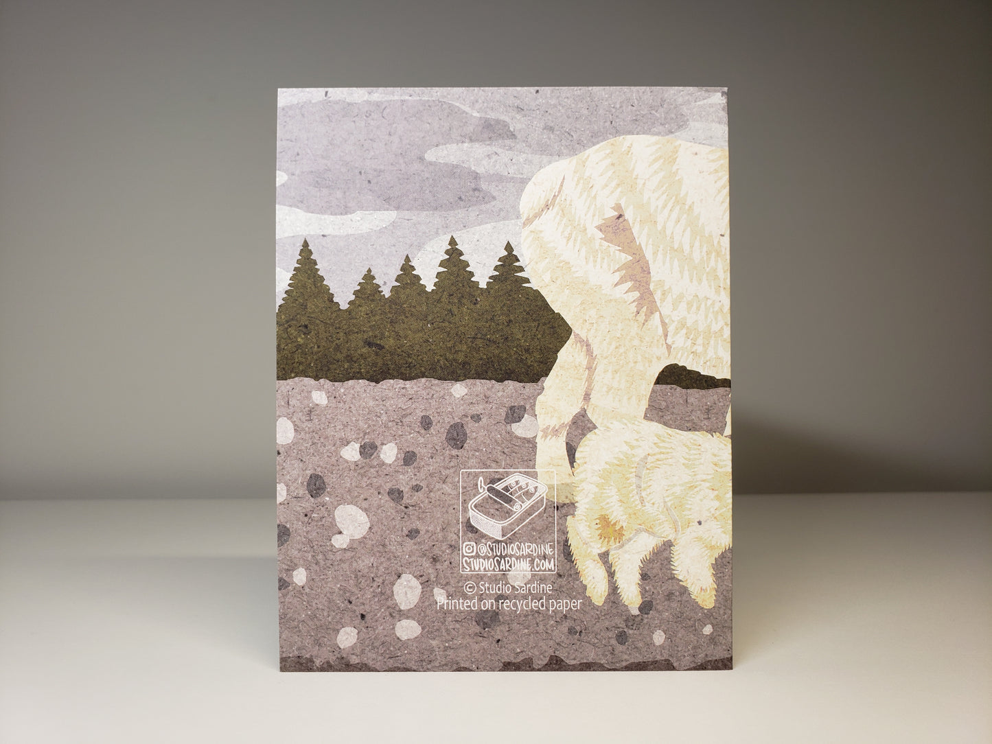 Discontinued * Mountain Goats A2 size (5.5" x 4.25") notecards