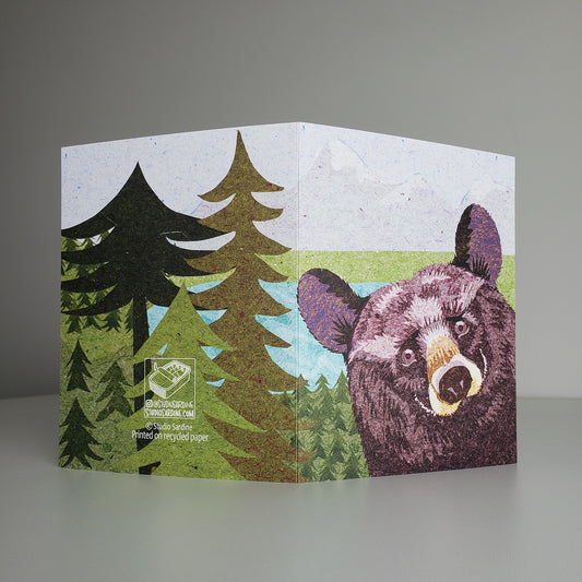 Black Bear A2 size (5.5" x 4.25") notecards