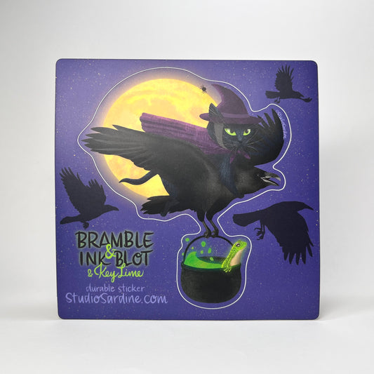 Studio Sardine Bramble & Ink Blot (and Key Lime!) Witch Cat Sheet 1st version