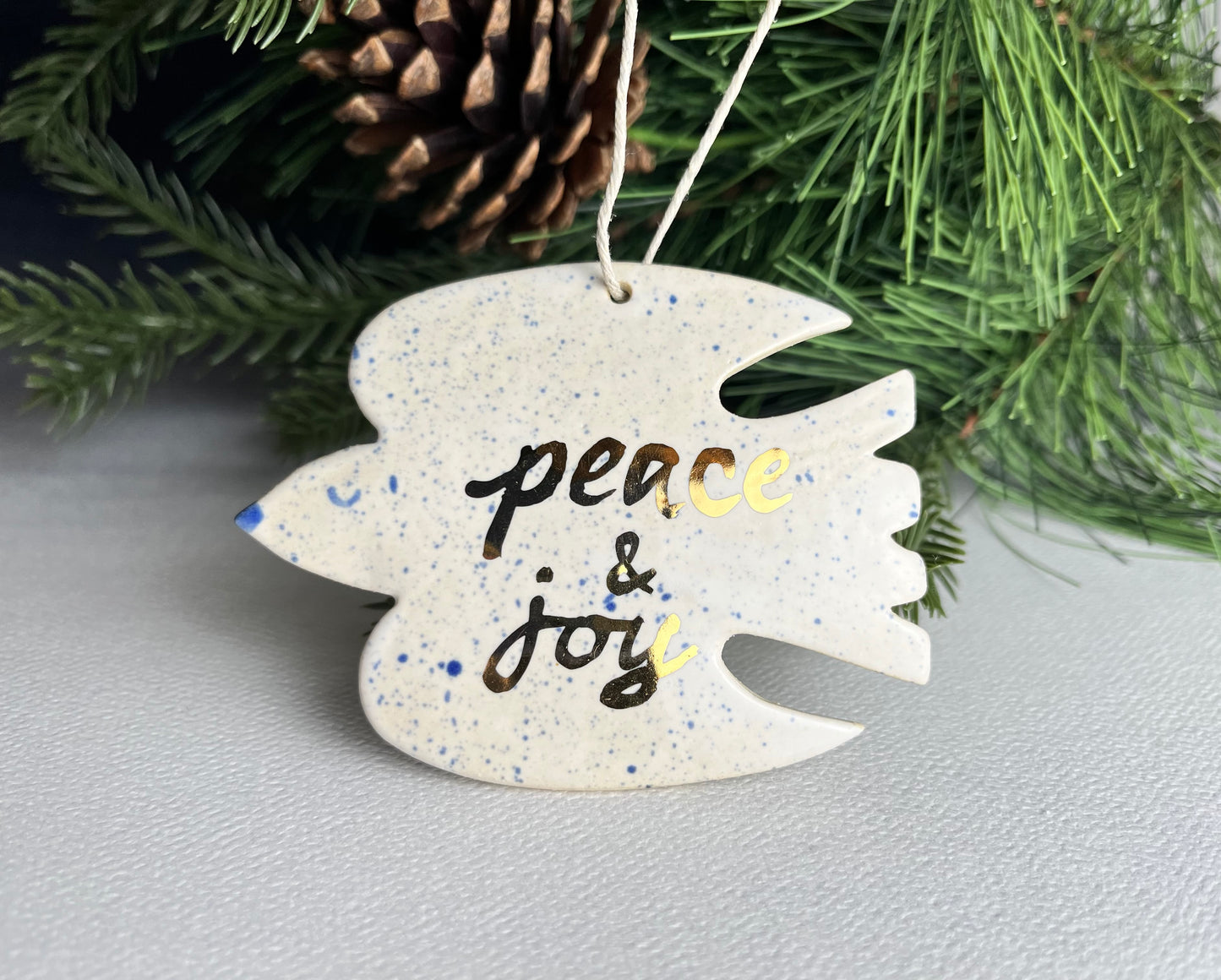 Peace doves ornaments