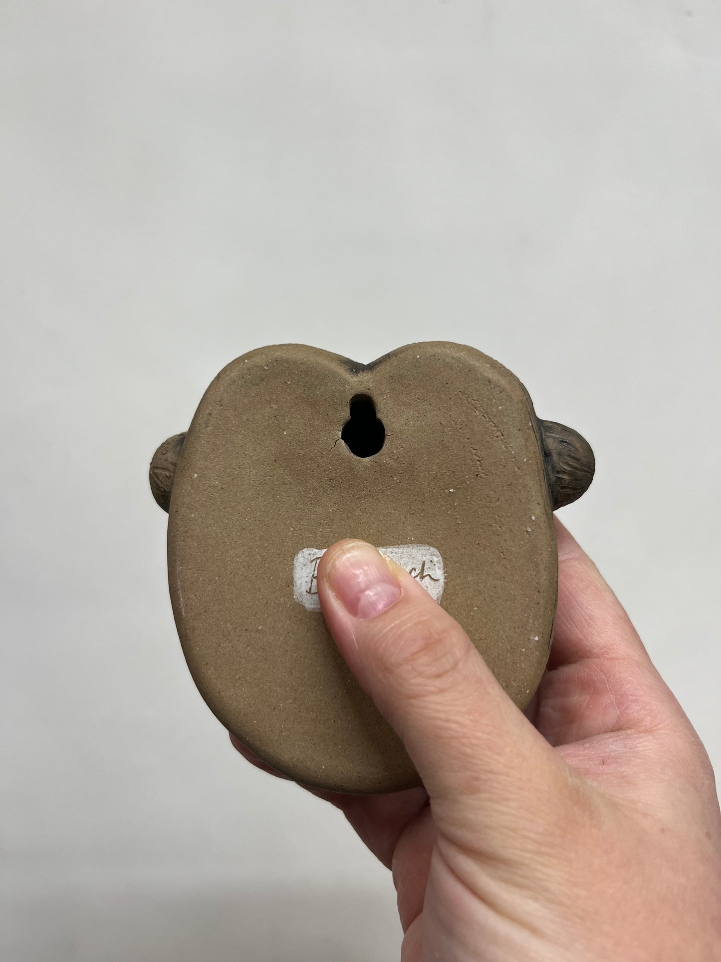 Stoneware Otter Head Wall Sculpture