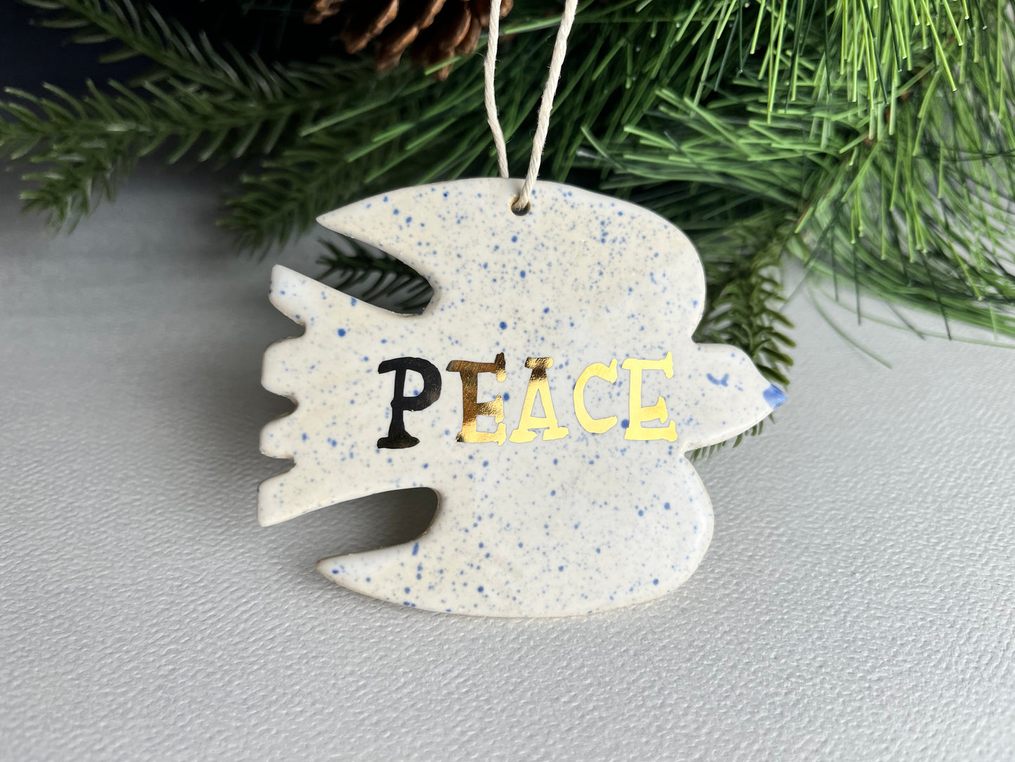 Peace doves ornaments