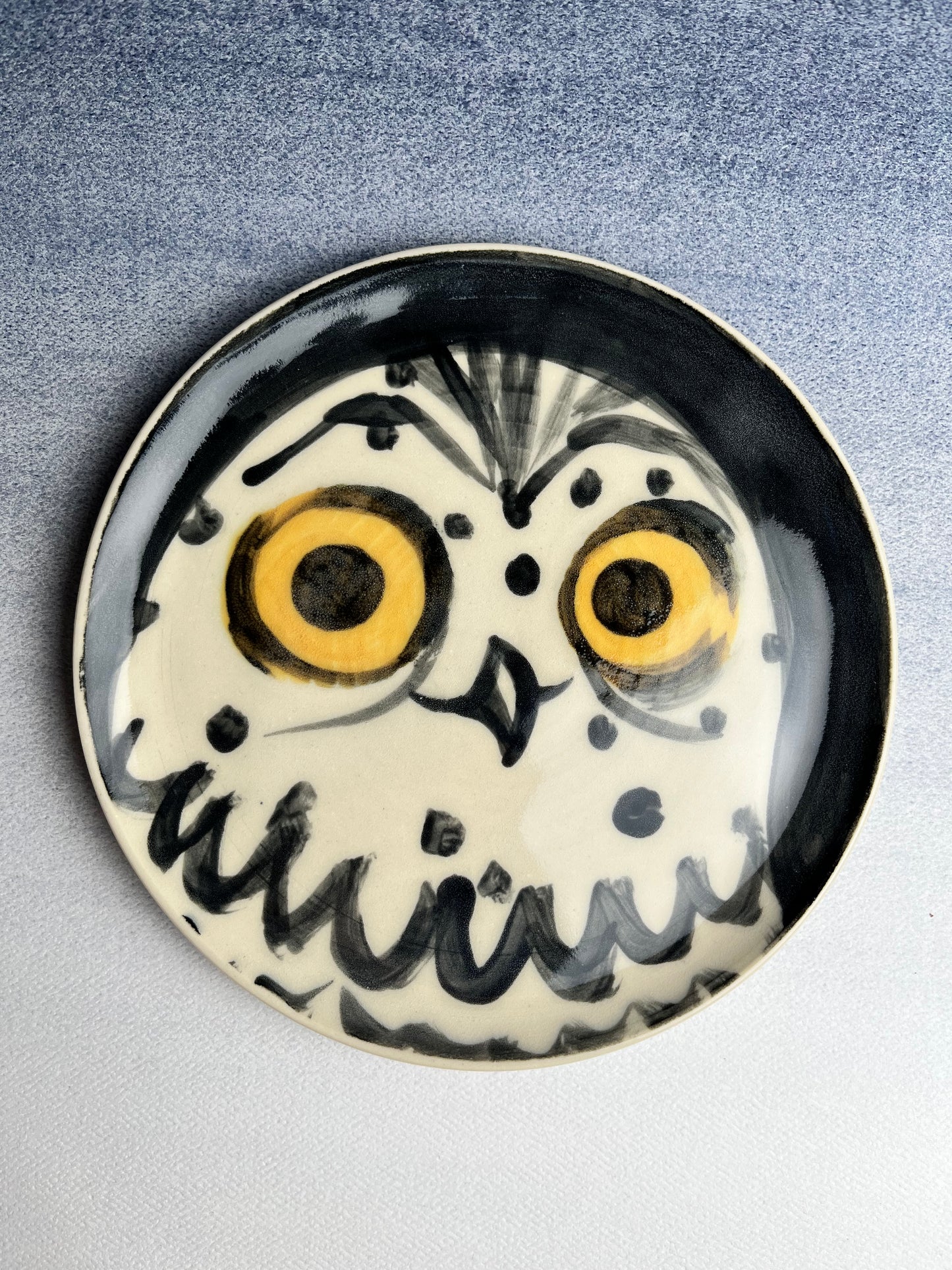 Happy Owl snack plate