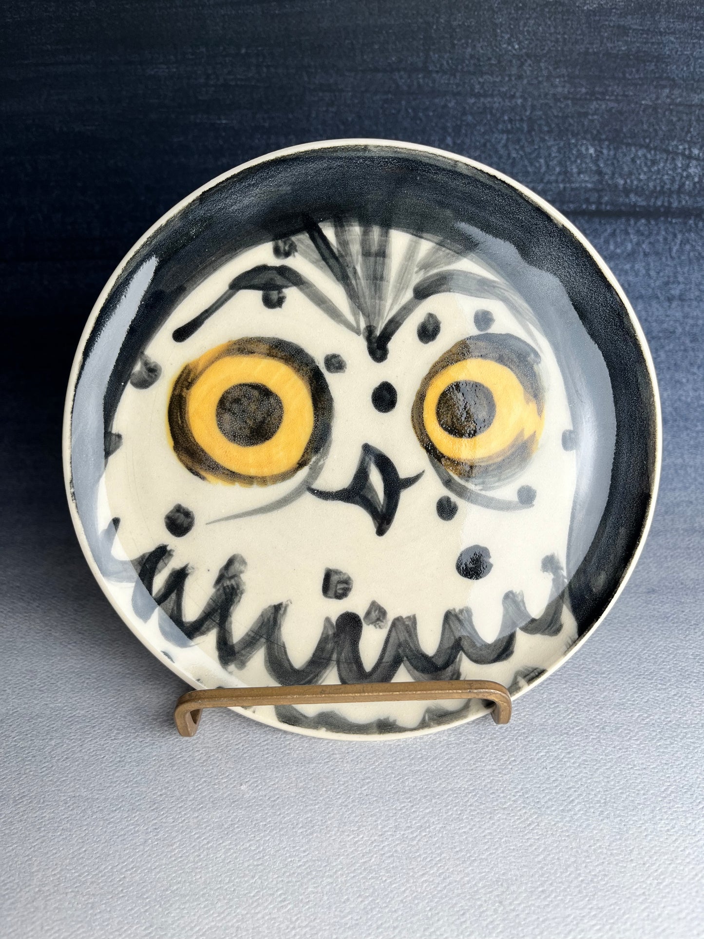 Happy Owl snack plate