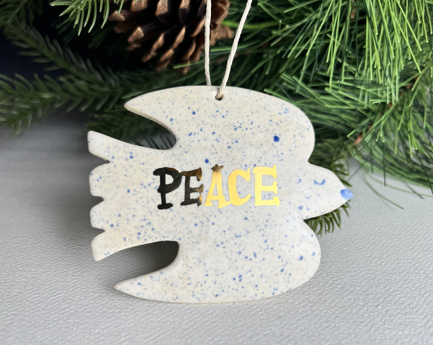 Peace doves ornaments