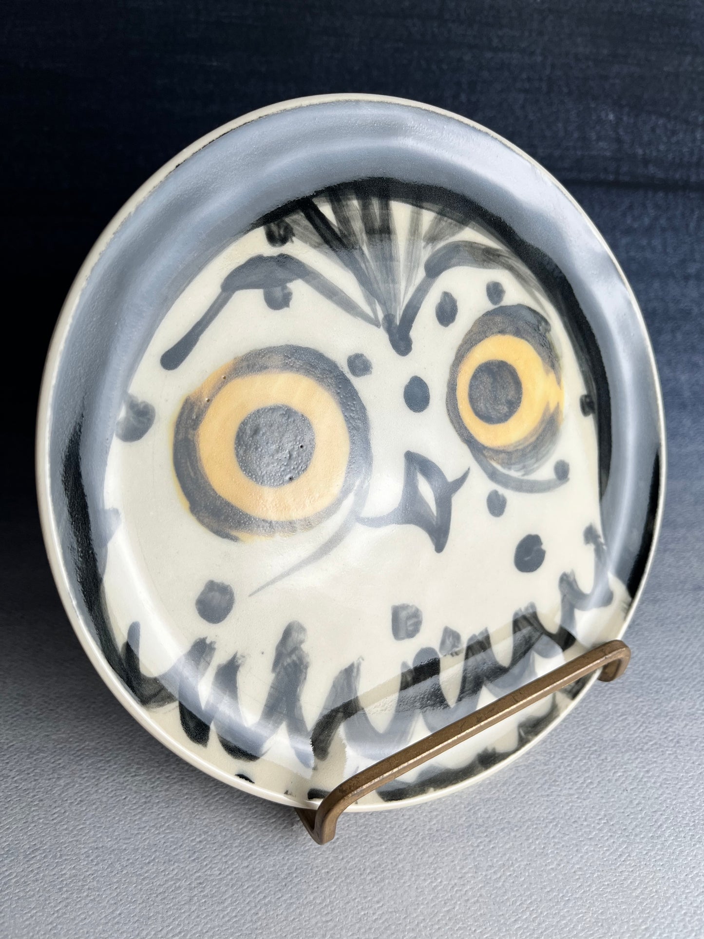 Happy Owl snack plate