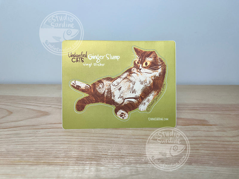 Studio Sardine Ginger Slump sticker
