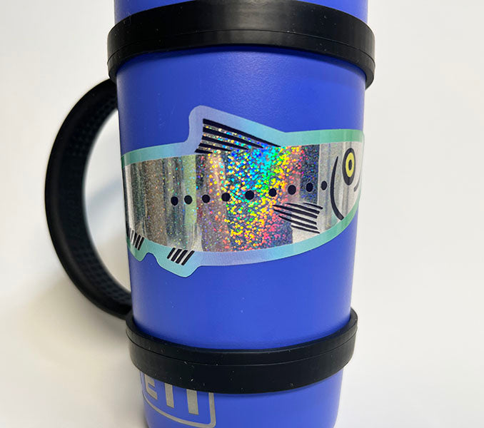 Sparkle Sardine Glitter Hologram Sticker