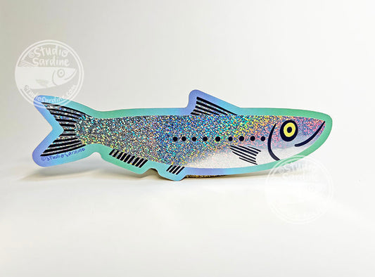 Studio Sardine Sparkle Sardine Glitter Hologram Sticker