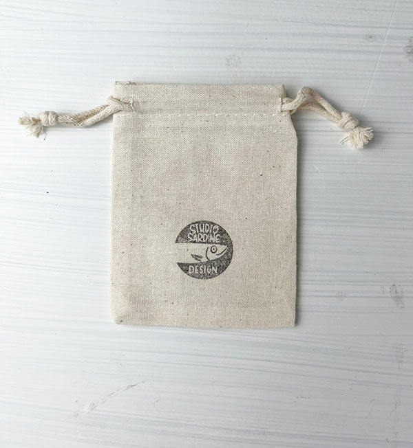 Barnacled Porcelain Worry Pebble