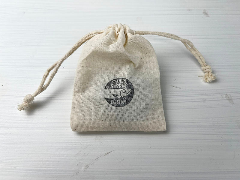 Barnacled Porcelain Worry Pebble