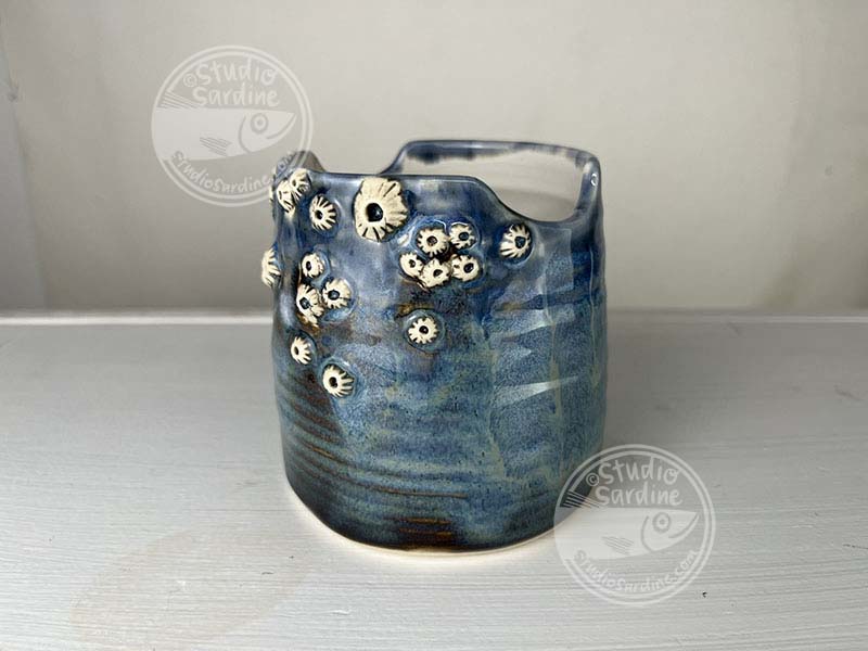 Studio Sardine Porcelain Barnacle Brush Cup