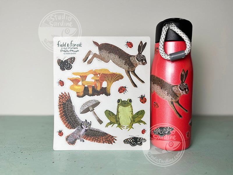 Studio Sardine Field and Forest clear sticker sheet