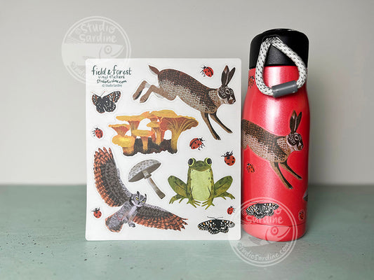 Studio Sardine Field and Forest clear sticker sheet