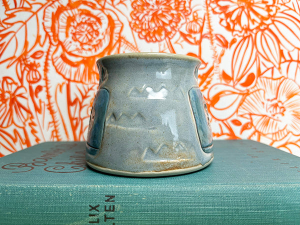 Smiley Whales Handmade Porcelain Mug