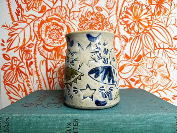 Heirloom Owls Handmade Porcelain Mug, Large