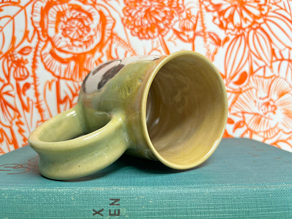 Curious Kitty Handmade Porcelain Mug