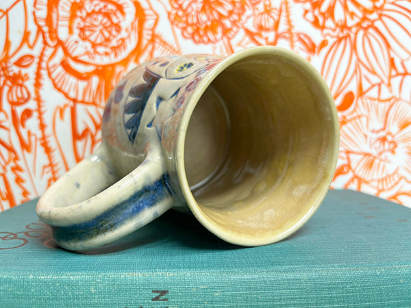 Heirloom Owls Handmade Porcelain Mug, Medium