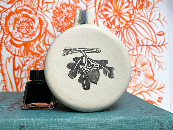 Heirloom Owls Handmade Porcelain Mug, Medium