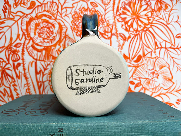 Sailor Bears Handmade Porcelain Mug with Barnacles, C