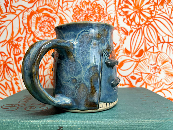 Sailor Cats Handmade Porcelain Mug with Barnacles B