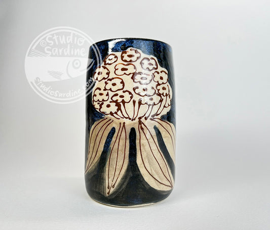 Davids Viburnium narrow porcelain vase