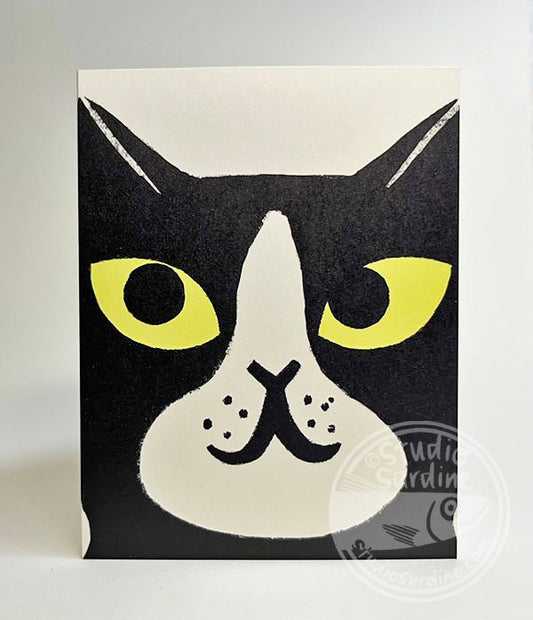 Preorder * Tuxedo Cat Individual Emote Notes cat notecards