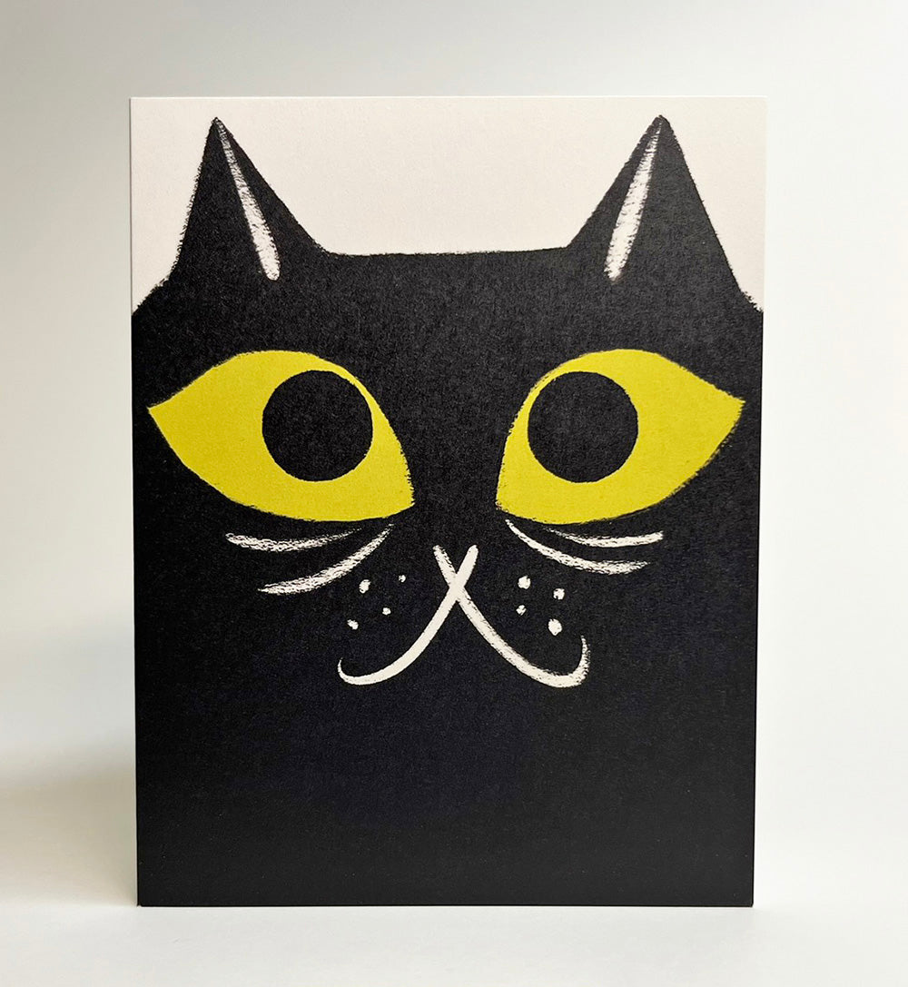 Black Cat Individual Emote Notes cat notecards