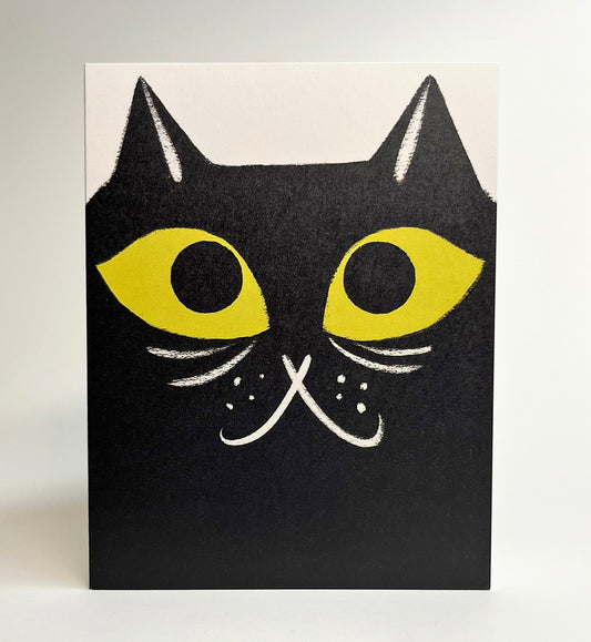 Black Cat Individual Emote Notes cat notecards